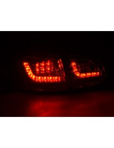 Fanali posteriori a LED set VW Golf 6 tipo 1K 2008-2012 rosso / nero per guida a destra 2