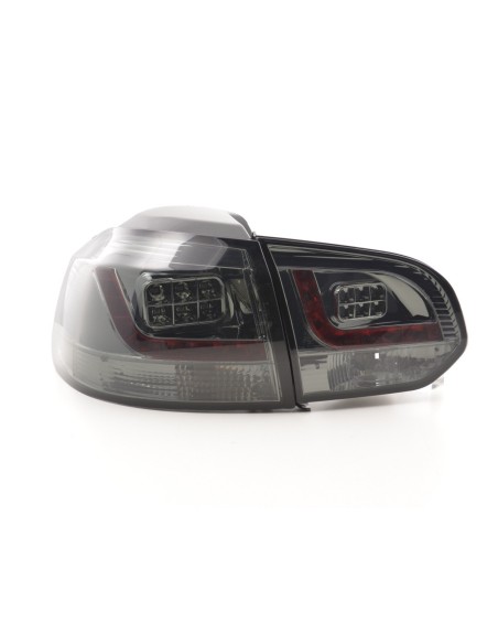 Fanali posteriori a LED set VW Golf 6 tipo 1K 2008-2012 nero per guida a destra