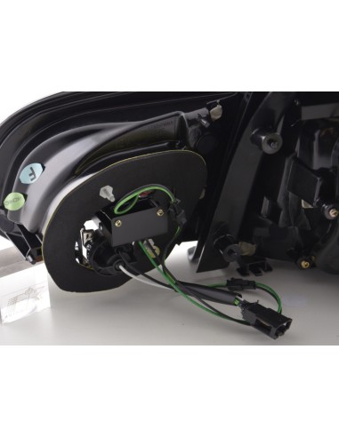 Fanali posteriori a LED set VW Golf 6 tipo 1K 2008-2012 cromato con indicatori LED per guida a destra