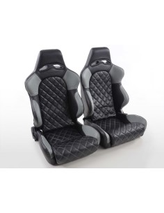 Sedili sportivi FK I sedili semiguscio per auto conferiscono a Las Vegas un look da sport motoristico con trapuntatura