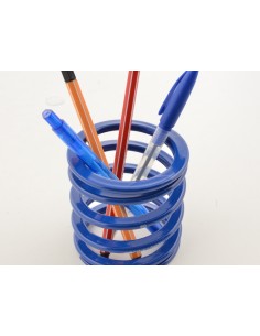 FK portapenne a molla abbassabile scatola portapenne racing design blu 2