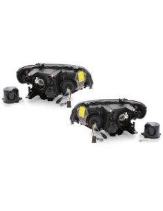 Fari per BMW X5 E53 04-06 2 cerchi alone nero