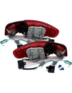 Fanali posteriori a LED per AUDI A3 Sportback 04-08_ rosso-fumo