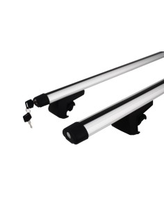 Barre portatutto universali in alluminio con serratura di sicurezza Alufor Minium 2