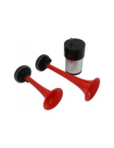 Set di cinque corni auto con tre note, alimentazione elettrica a 12V, modello 5 tracce