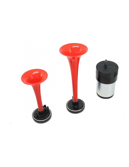 Set di cinque corni auto con tre note, alimentazione elettrica a 12V, modello 5 tracce