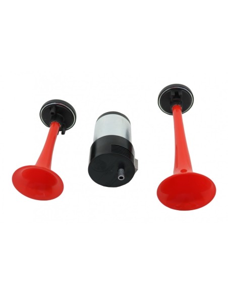 Set di cinque corni auto con tre note, alimentazione elettrica a 12V, modello 5 tracce