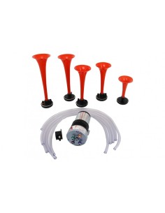 Corno auto a tonalità bassa con due terminali 12V, modello FX1 2T