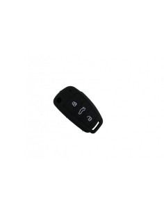 Coperchio chiave auto in silicone per AUDI - Nero 2
