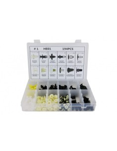Kit di fissaggio in plastica da 194 pezzi 2
