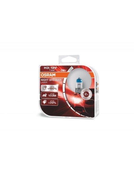 OSRAM NIGHT BREAKER LASER H3 Proiettore alogeno 12V 55W