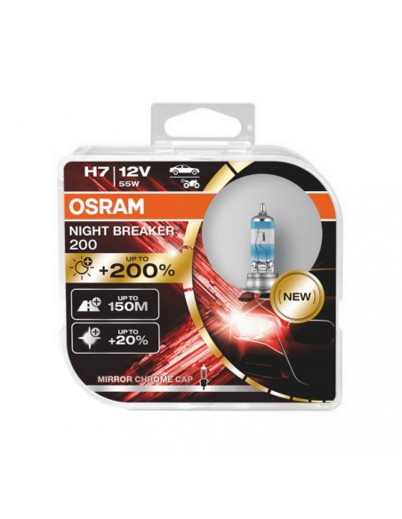 OSRAM NIGHT BREAKER 0 H7 Lampada frontale alogena per fari 64210NB0-HCB Scatola rigida (1 pezzo)