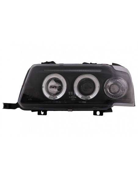 Angel Eyes Fari per Audi 80 B4 (09.91-04.96) Nero