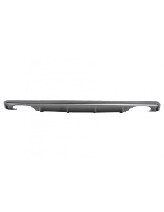 Paraurti posteriore Valance diffusore w/ sistema di scarico Piano nero per AUDI A3 8V berlina (12-15) solo per 2