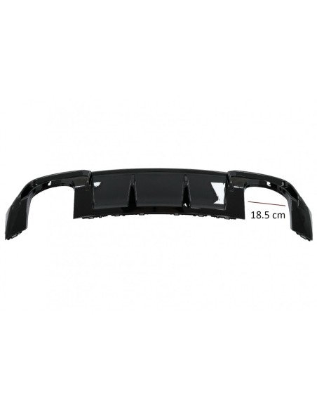 Paraurti posteriore Valance diffusore per Audi A3 8V Facelift Berlina Cabrio (16-19).