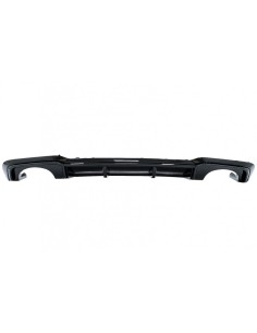 Paraurti posteriore Valance diffusore con sistema di scarico completo per Audi A3 8V Facelift Sedan Cabrio R (16-19). 2