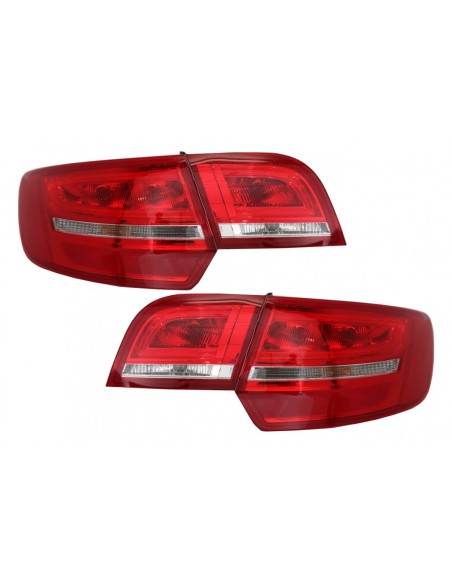 Fanali posteriori a LED per Audi A3 8PA Sportback (04-08) in colore Rosso-Chiaro