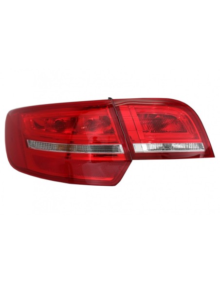 Fanali posteriori a LED per Audi A3 8PA Sportback (04-08) in colore Rosso-Chiaro