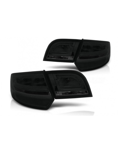 Fanali posteriori a LED per Audi A3 8P Sportback (04-08) in finitura Fumo
