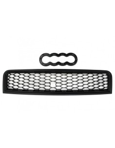 Griglia anteriore senza badge per Audi A4 B6 berlina Avant 8E-8H (2001-2004) nel design RS nero opaco