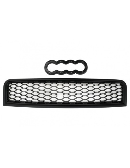 Griglia anteriore senza badge per Audi A4 B6 berlina Avant 8E-8H (2001-2004) nel design RS nero opaco