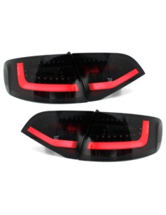 Fanali posteriori a LED neri-fumé per AUDI A4 B8 Avant (2008-2011) 2