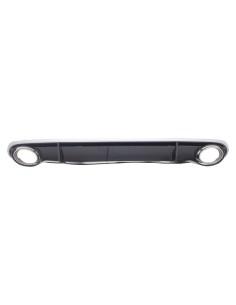 Paraurti posteriore Valance diffusore e scarico suggerimenti con luci posteriori dinamico LED nero-fumo per AUDI A4 B8 2