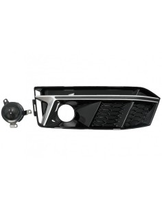 Paraurti inferiore griglia ACC copre griglie laterali per Audi A4 B9 S-Line Berlina Avant (2016-2018) Silver Edition 2
