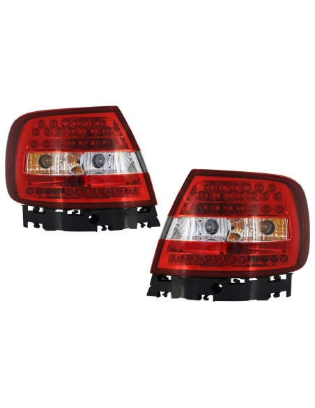 Fanali posteriori a LED per AUDI A4 (1994-2000) Rosso Bianco