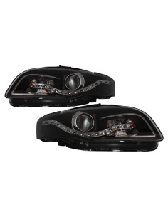 Fari LED DRL per Audi A4 B7 (11.2004-03.2008) Nero
