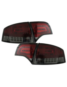 Fanali posteriori a LED per Audi A4 B7 Limousine (2004-2008) LED lampeggiatore rosso fumo 2