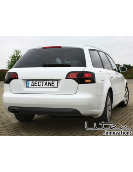 Fanali posteriori a LED per AUDI A4 Avant B7 (2004-2008) Nero-Fumo