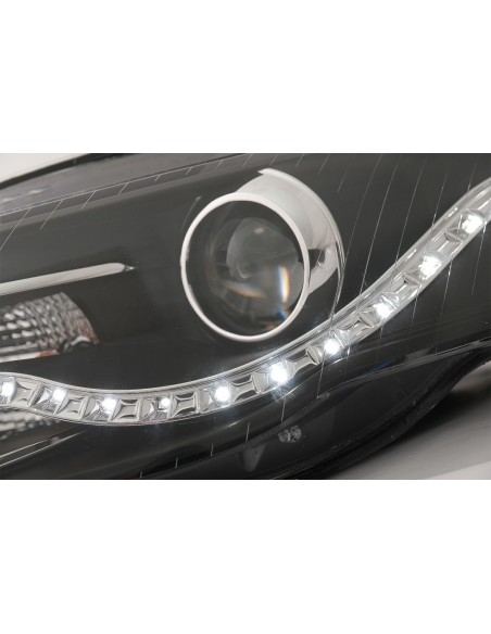 Fari LED DRL DAYLIGHT per Audi A4 B7 (11.2004-03.2008) Nero