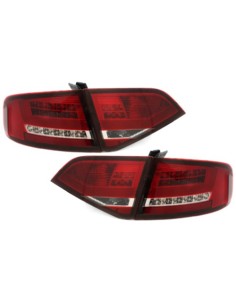 Fanali posteriori a LED per berlina AUDI A4 B8 8K (07-10) Rosso - Chiaro
