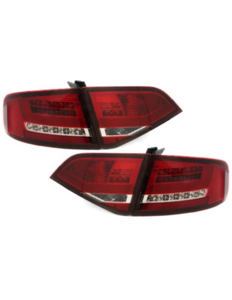 Fanali posteriori a LED per berlina AUDI A4 B8 8K (07-10) Rosso - Chiaro