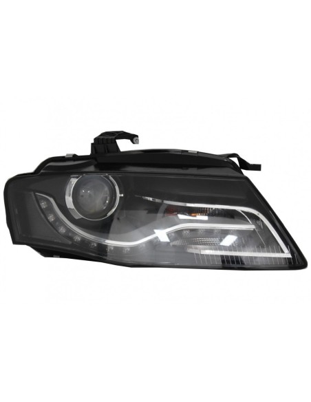 Xenon Fari LED DRL Luci di marcia diurna per AUDI A4 B8 8K (09.07-10.11) - Nero