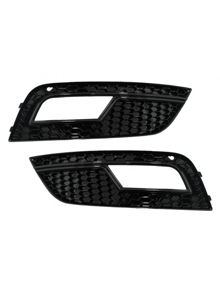 Coperchi per fari fendinebbia per AUDI A4 B8 Facelift (12-15), Nero