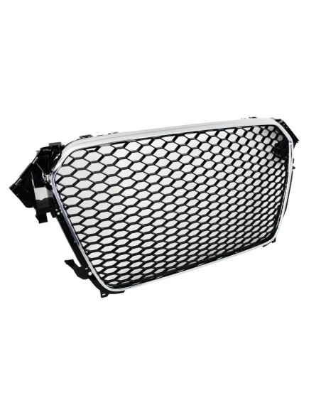 Montaggio Griglia centrale w/ paraurti posteriore Valance Diffusore d'aria e per AUDI A4 B8 Facelift (12-15)