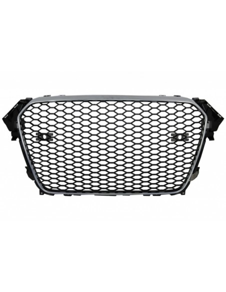 Badgeless griglia anteriore w/ paraurti diffusore e per AUDI A4 B8 Limo Avant Facelift (12-15)