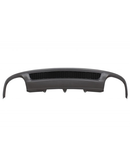 Diffusore d'aria Valance per paraurti posteriore Audi A4 B8 Facelift Limousine-Avant (12-15) con silenziatore di scarico