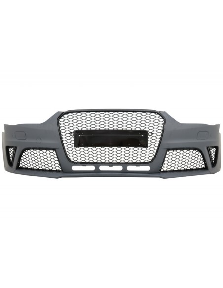 Paraurti anteriore w/ Diffusore posteriore e silenziatore di scarico suggerimenti per Audi A4 B8 berlina Facelift (12-15)