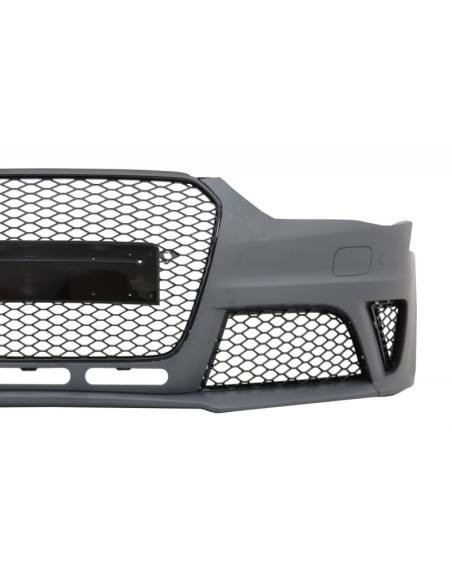 Paraurti anteriore w/ Diffusore posteriore e silenziatore di scarico suggerimenti per Audi A4 B8 berlina Facelift (12-15)