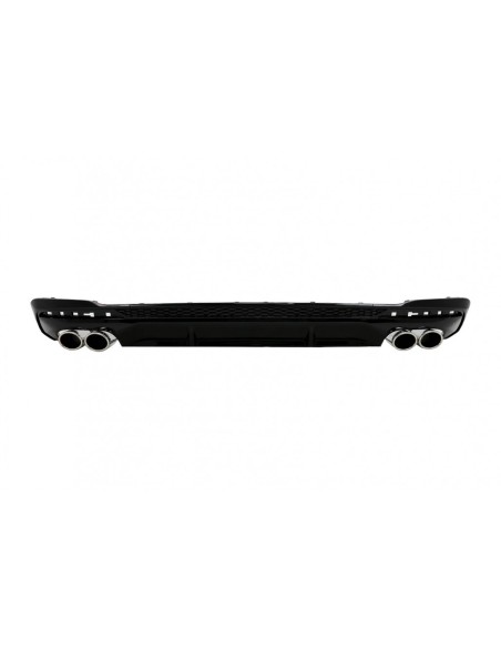 Valance Diffusore Paraurti Posteriore Audi A4 B9 8W Facelift (-Up), Nero