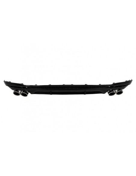 Valance Diffusore Paraurti Posteriore Audi A4 B9 8W Facelift (-Up), Nero