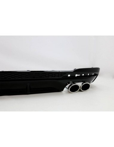 Valance Diffusore Paraurti Posteriore Audi A4 B9 8W Facelift (-Up), Nero