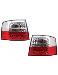 Fanali Posteriori LED Audi A6 4B C5 Avant Station Wagon (12.97-01.05) Rosso/Bianco