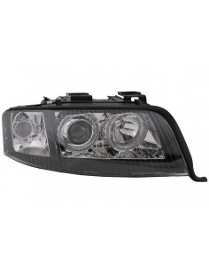 Angelo Occhi Fari Xenon Audi A6 4B C5 (06.01-05.04) LHD/RHD Nero 2