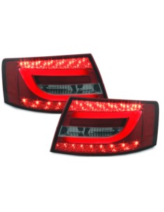 Fanali Posteriori LED AUDI A6 Limousine 04-08 Red-Smoke 2