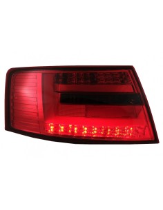 LED BAR luci posteriori Audi A6 C6 4F berlina (04.04-08) 7-PIN rosso fumo 2