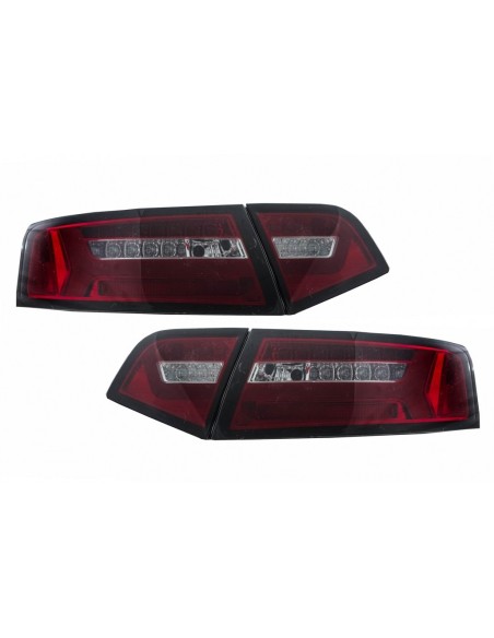 Fanali posteriori LED Audi A6 4F2 C6 Limousine (08-11) Fumo rosso Facelift con luci dinamiche